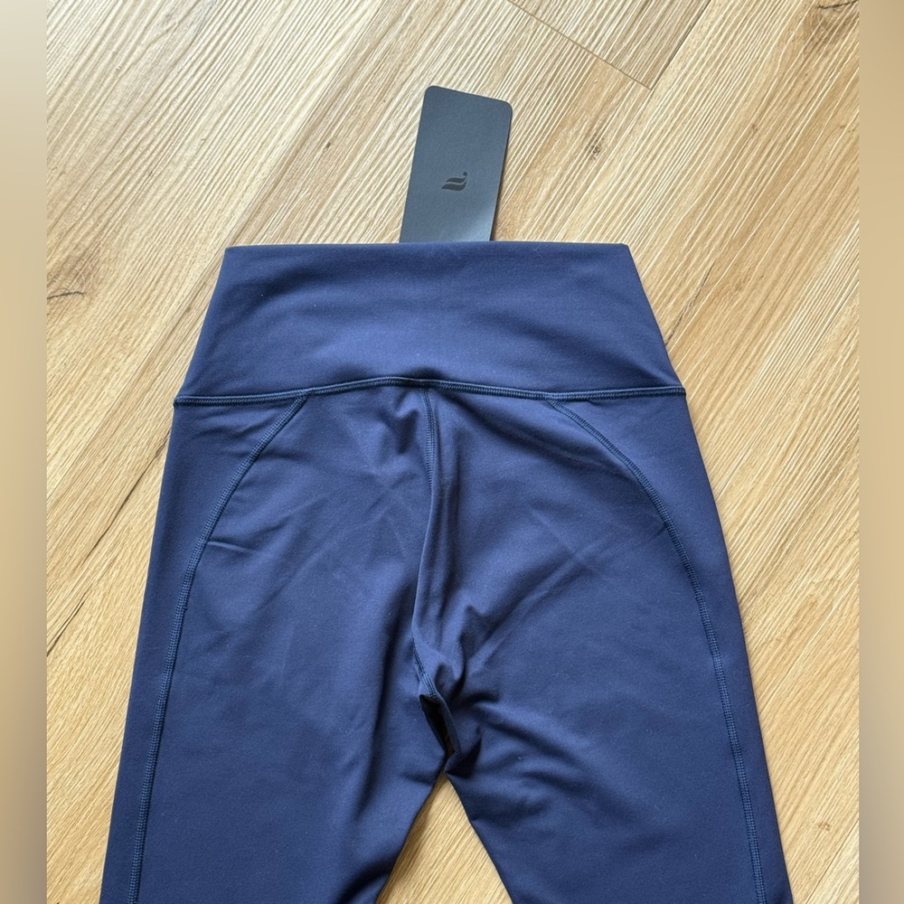 Fabletics Navy Flared High-Waist Leggings- Small - Picture 5 of 5